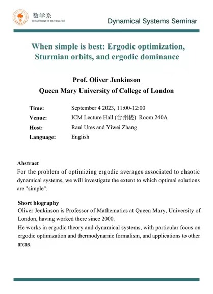 When simple is best Ergodic optimization, Sturmian orbits, and ergodic dominance